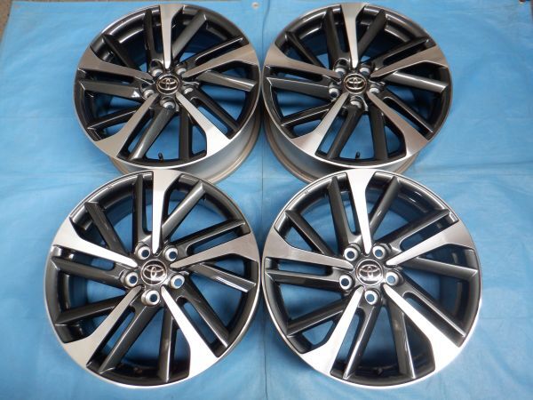 【美品 鍛造 トヨタ GR カローラ 純正 18インチ サテンブラック 4本】 美品 鍛造 トヨタ GR カローラ 純正 18インチ サテンブラック 4
