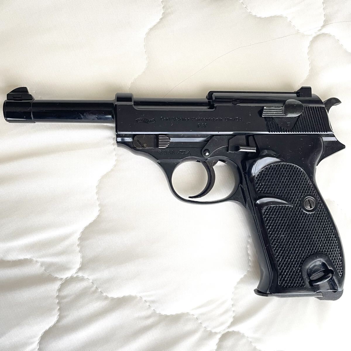 Walther P38 ガスガン ほぼ未使用 マルゼン] ワルサーP38 ブラックメタル ブローバックガスガン