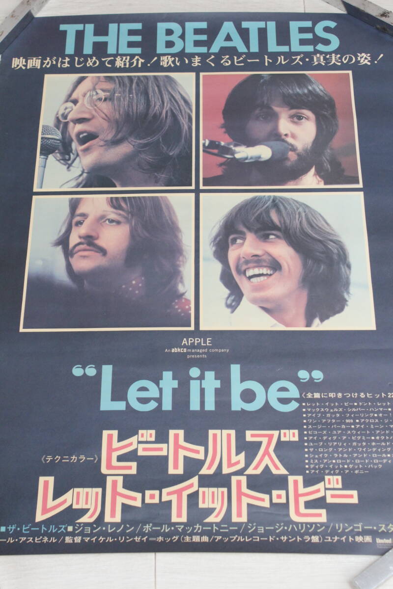 Yahoo!オークション -「レットイットビー ポスター