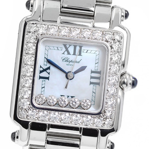 Chopard Chopard 227/8895-23/11 happy спорт бриллиантовая оправа 5P diamond кварц женский хорошая вещь _900412