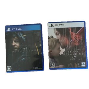 ps5 DEATH STRANDING2 PS5ソフト+ PS4 DEATH STRANDING ゲームソフトセット デスストランディング 小島秀夫 モンスターハンターワイルズ