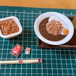 すき家 ミニチュアコレクション 牛カレー テイクアウトセット ガチャ ドールハウス 送料無料