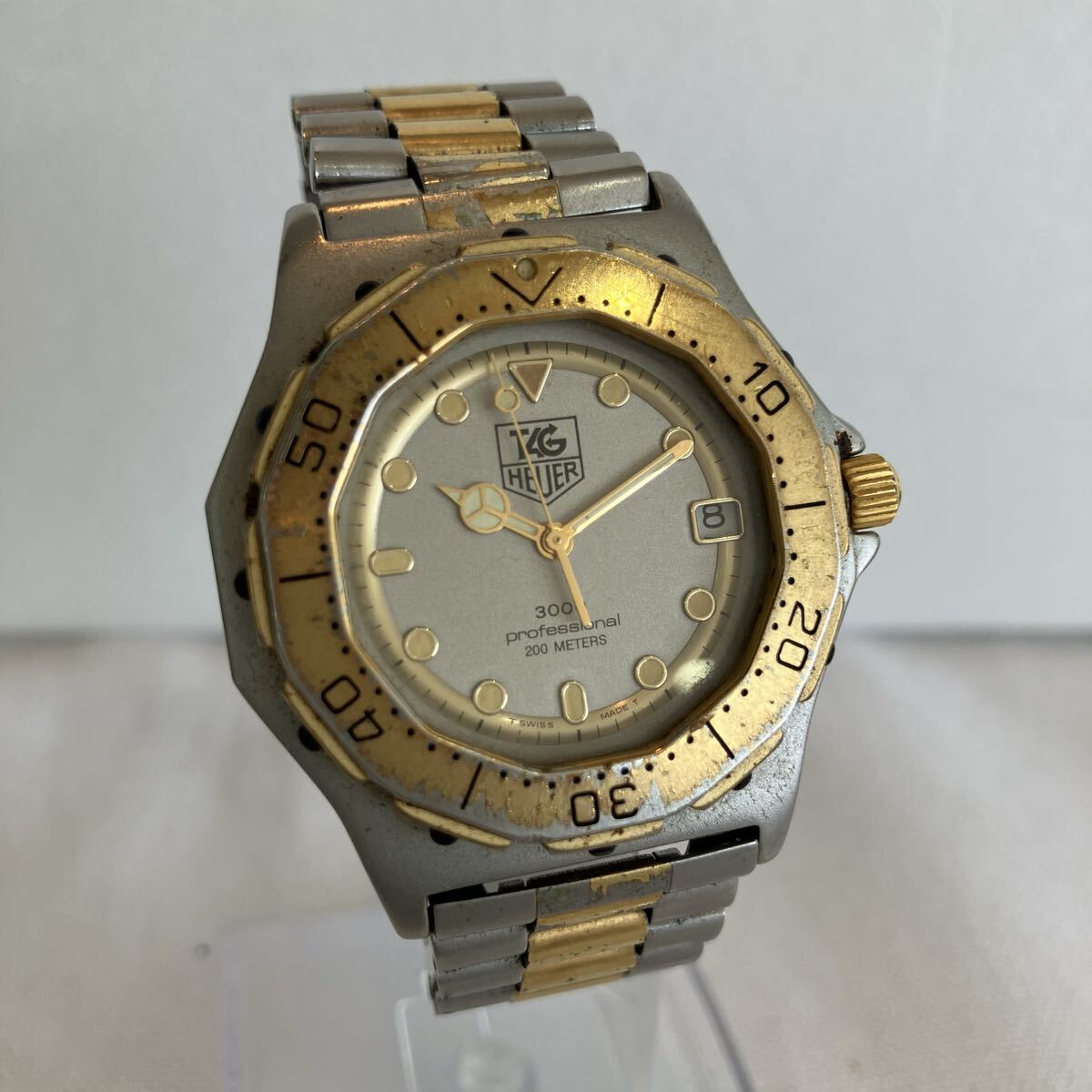 【稼動】TAG Heuer プロフェッショナル　シルバー　腕時計 Yahoo!オークション -「タグホイヤー プロフェッショナル 腕時計