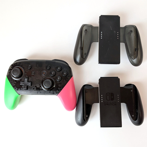 Nintendo Switch Proコントローラー スプラトゥーン2 エディション プロコン Joy-Conグリップ HAC-011 HAC-012 HAC-013 ジャンク