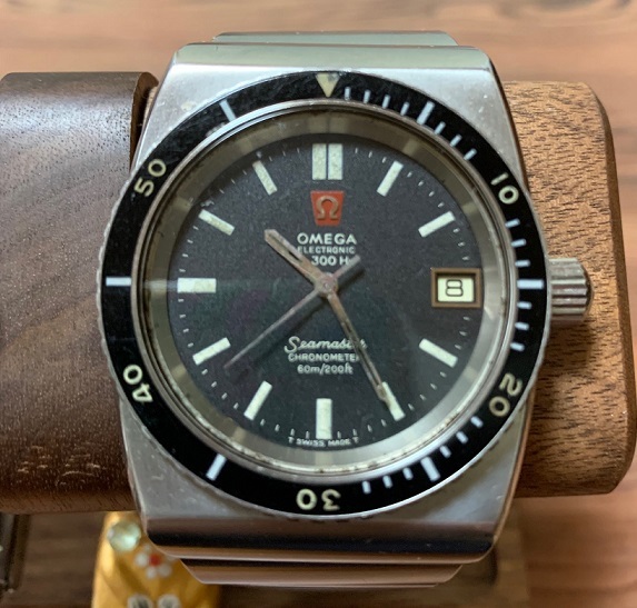 【ジャンク品番】オメガ シーマスター オメガ シーマスター 1971年製 クロノメーター ライスブレス付き