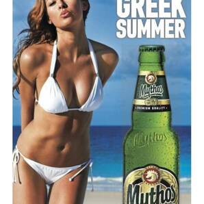 大型60cm■ビール広告 ビキニ・海外看板シリーズ■メタル看板■送料無料・匿名配送