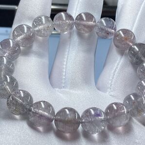 【とても綺麗】レッド 花火 スーパーセブン ブレスレット 約11.4mm-11.8mm 腕周り16.5cm 0804