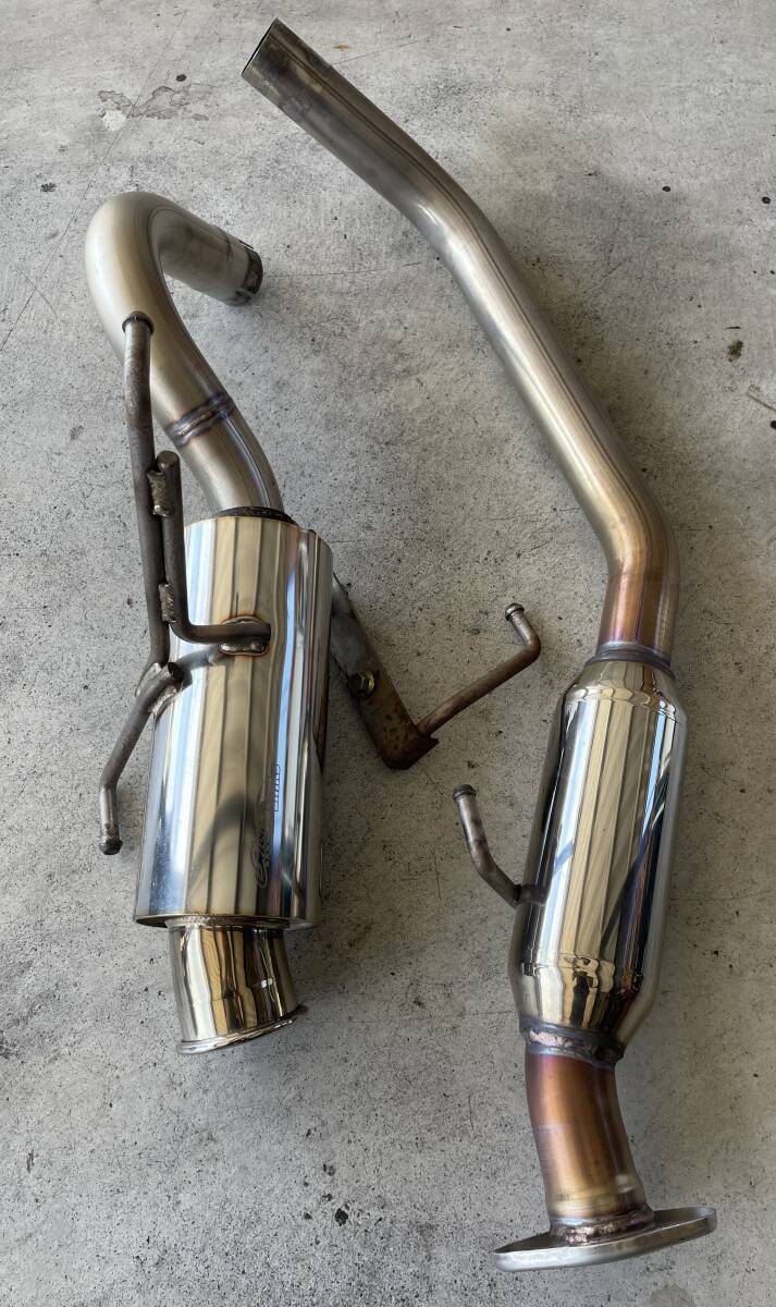 スズキ用社外マフラー　中古品 ツキギレーシング製ZZ-R1100 マフラー 社外 中古 バイク 部品