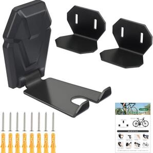 自転車壁掛けフック 耐荷重20kg 自転車用ディスプレイスタンド