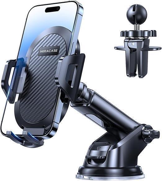 スマホホルダー 車載用 改良型強力吸盤 ダッシュボード/フロントガラス/エアコン