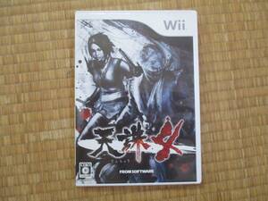 ★天誅4 Wii ソフト 説明書 ケース チラシ完備