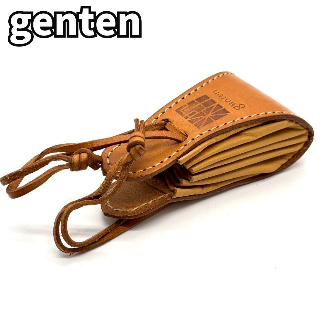 値下げ価格【ほぼ未使用】genten ブラウン 長財布 がま口 レザー 2025年最新】genten 財布 がま口の人気アイテム - メルカリ