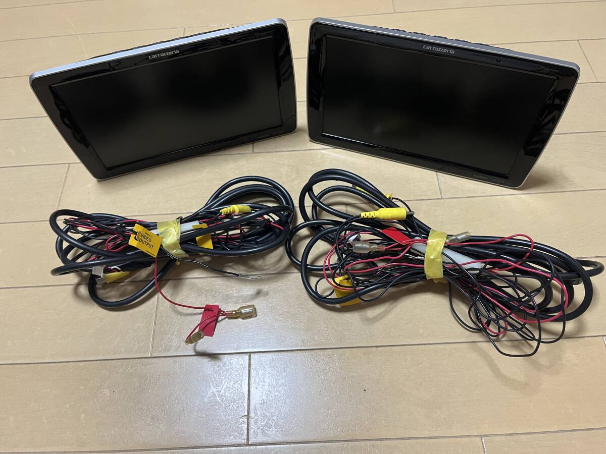 カロッツェリア TVM-PW910T ヘッドレストモニター2台 TVM-PW1000T / TVM-PW1000 / TVM-PW910T / TVM-PW910 /TVM