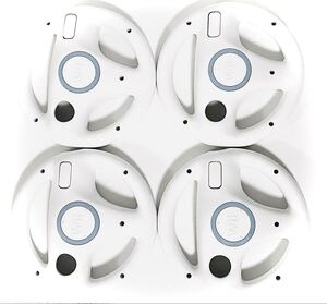 即決 美品・動作確認◎【Wii ウィー マリオカート マリカー マリカ ハンドル 4個 セット】Wii用 任天堂 マリオ 純正 ハンドル 正規品 除菌