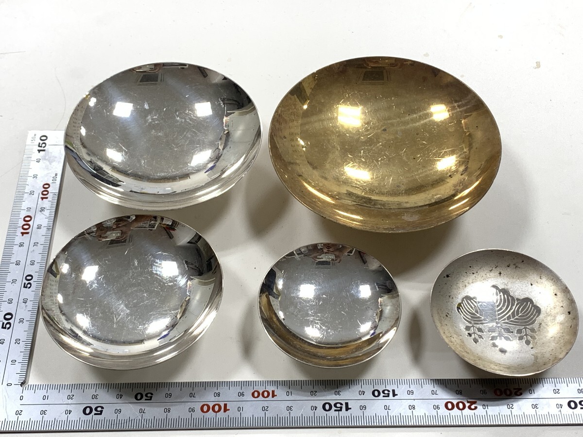 ☆ 純銀 SILVER☆銀盃 銀杯 メダル☆3点☆全て刻印あり☆総重量約296g Yahoo!オークション -「銀杯 純銀」の落札相場・落札価格