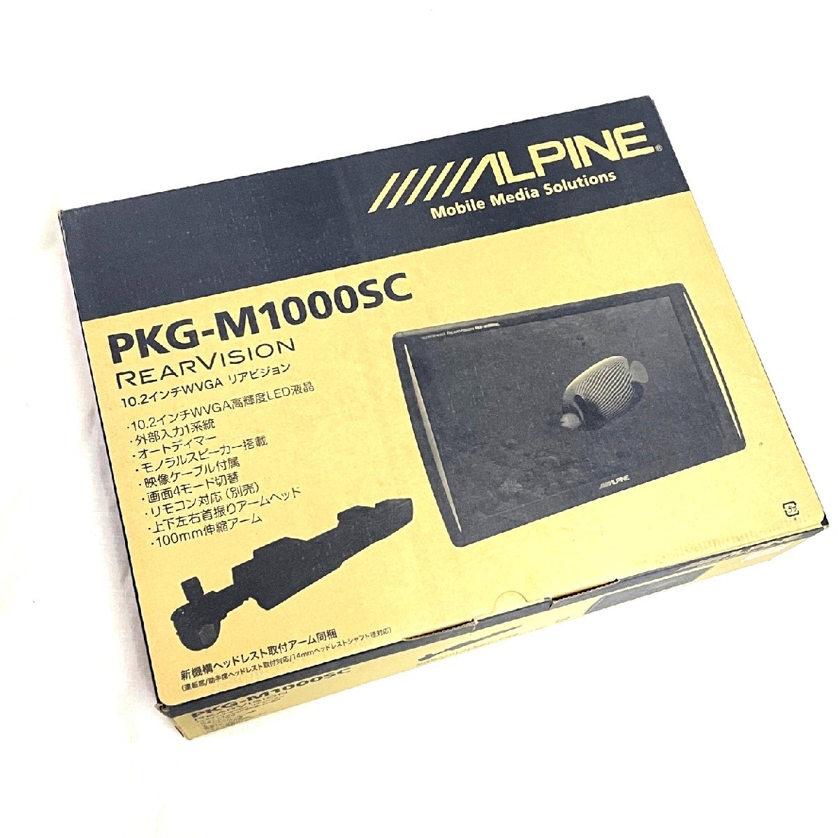 ALPINE 10.2インチ リアビジョン PKG-M1000S 中古 Yahoo!オークション -「pkg m1000」の落札相場・落札価格