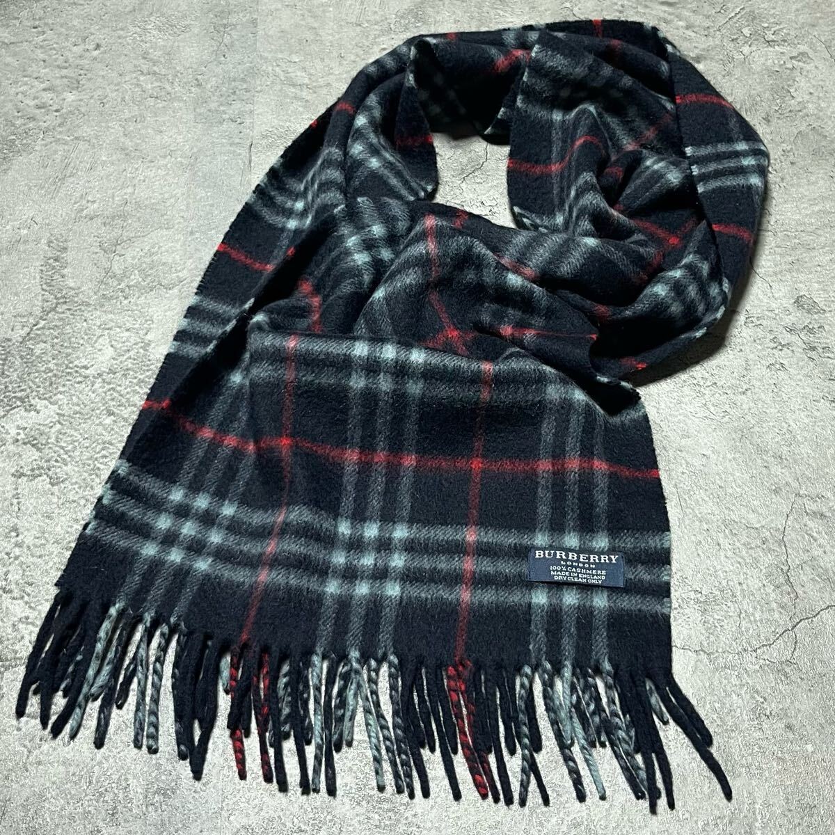 未使用品・美品 BURBERRY バーバリー マフラー カラー:ブラック+袋 2025年最新】Yahoo!オークション -バーバリーマフラーの中古品