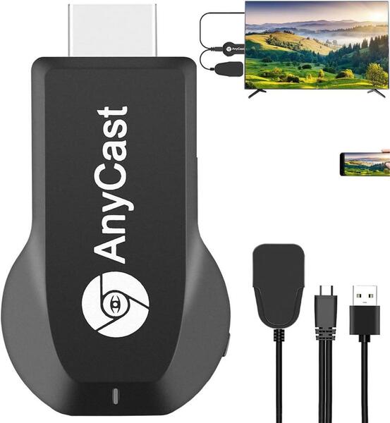 HDMI ミラーキャスト Anycast iphone&Android スマホ ミラーリング エニーキャスト 4K HD 1080p