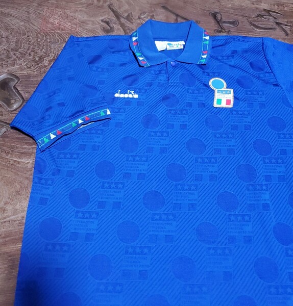 1994年 WC アメリカ大会 イタリア代表 diadora MADE IN ITALY 検/ WORLD CUP USA ROBERTO BAGGIO ワールドカップ ロベルト・バッジョ Y2K
