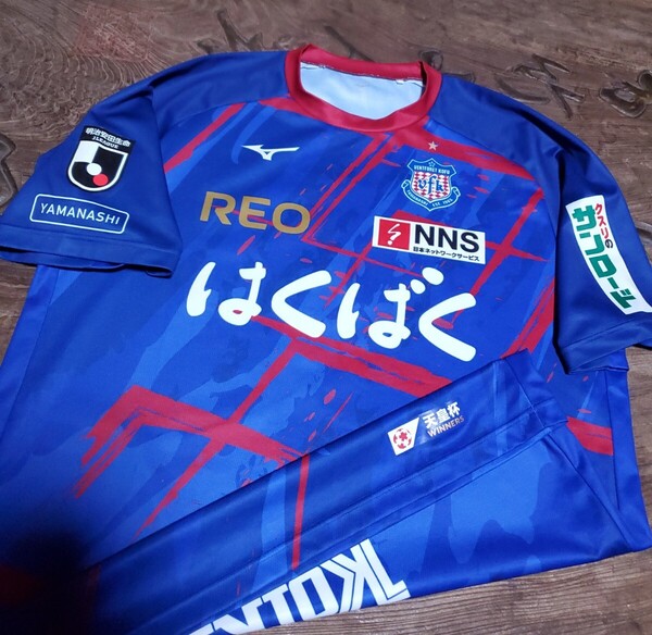 値下交渉 2023年 ヴァンフォーレ甲府 三平 MIZUNO 星☆ 天皇杯WINNERS プリント 付き 検/J2 VENTFORET KOFU ACL ASIA CHAMPIONS LEAGUE Y2K