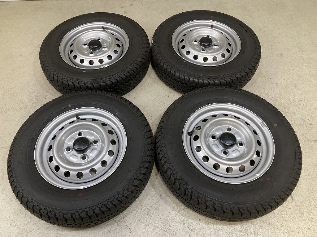 【新車外し】タイヤ4本 145/80R12 80/78N LT 2025年最新】Yahoo!オークション -145 80 r12 4本 ホイール
