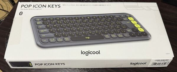 ロジクール POP ICON KEYS ワイヤレス キーボード K680GR Bluetooth Logi Bolt 日本語配列 電池寿命36ケ月 K680 グラファイト 国内正規品
