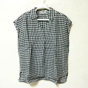 NANO universe ナノユニバース レディースF リネン ノースリーブブラウス 中古 送料込み