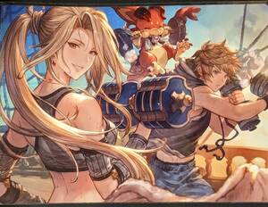 p060 ★クリアファイル★ PS4 グランブルーファンタジー ヴァーサス グラブルVS ゲオ予約特典