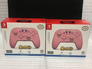 2個セット 星のカービィ ワイヤレスコントローラー Switch Nintendo 国内正規品 PowerA