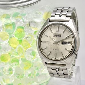 【稼働】 SEIKO5 ACTUS セイコー5 アクタス 機械式 自動巻き デイデイト メンズ 腕時計 シルバー 7019-8010 0N4138
