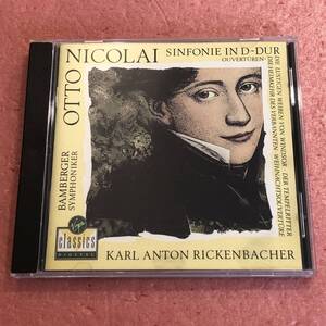 CD ドイツ盤 リッケンバッハー / オットー ニコライ 交響曲第2番 ウィンザーの陽気な女房たち / バンベルク交響楽団
