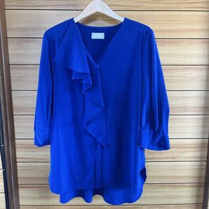 GRACE CLASS グレースクラス シャツ ブルー ブラウス フリル