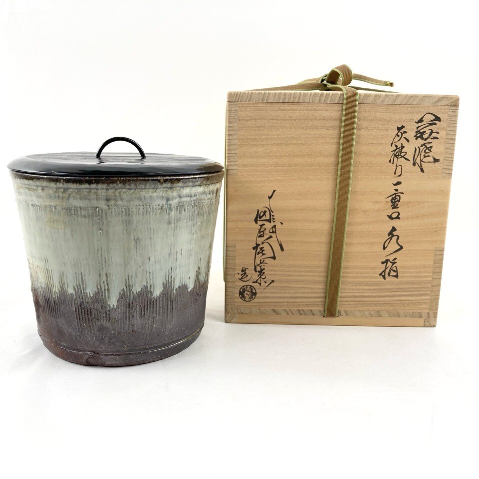 萩焼 萩殿造 流釉 水指 萩水指 箱付 / 茶事 茶道具 2025年最新】Yahoo!オークション - 水指(茶道具 萩)の中古品