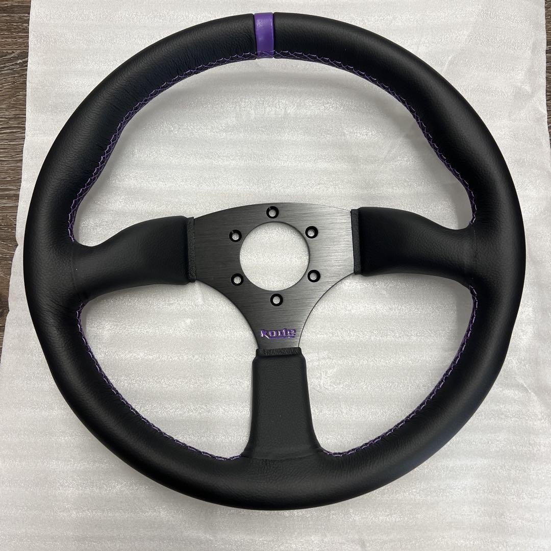 レーシング　ステアリング　紫 楽天市場】momo ステアリング ディープコーン（カラーパープル