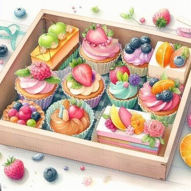 クロスステッチキット ケーキ詰め合わせ クロスステッチ インテリア 綿糸 刺繍キット 手芸 図案印刷 11ct 図面印刷