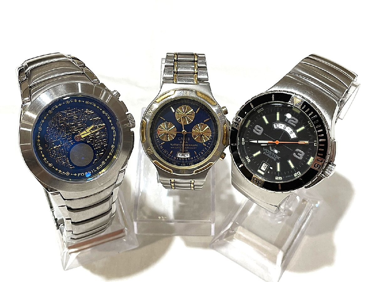 【新品未使用】FOSSIL 自動巻き ダークネイビー クロノグラフウォッチ 2025年最新】Yahoo!オークション - フォッシル(は行 ブランド