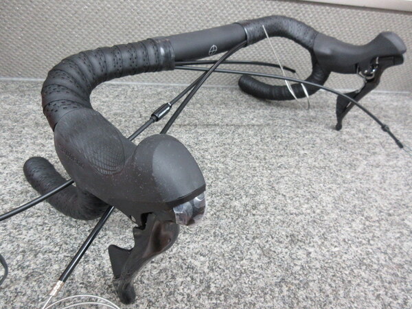 【新車取り外し品】 Shimano 105 ST-R7000 2x11S ブラック デュアルコントロールレバー+ドロップバー