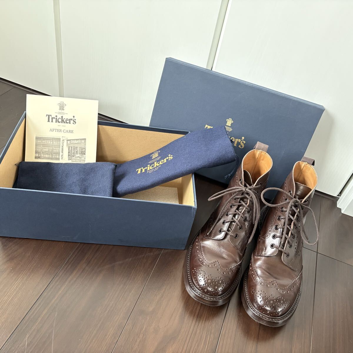 Tricker‘s トリッカーズ　サイズ8.5 トリッカーズ SIZE 8.5【バートン同系モデル☆コマンドソール/黒