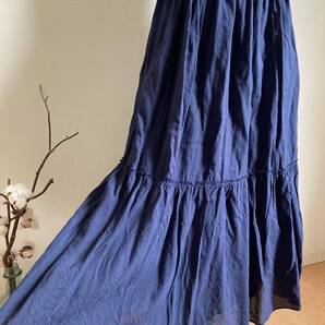 送料無料!フレームワーク FRAMeWORK 綿麻ティアードロングスカート38/カジュアル/ジャーナルスタンダード/BEAMS/天然生活/ナチュラル/MHL