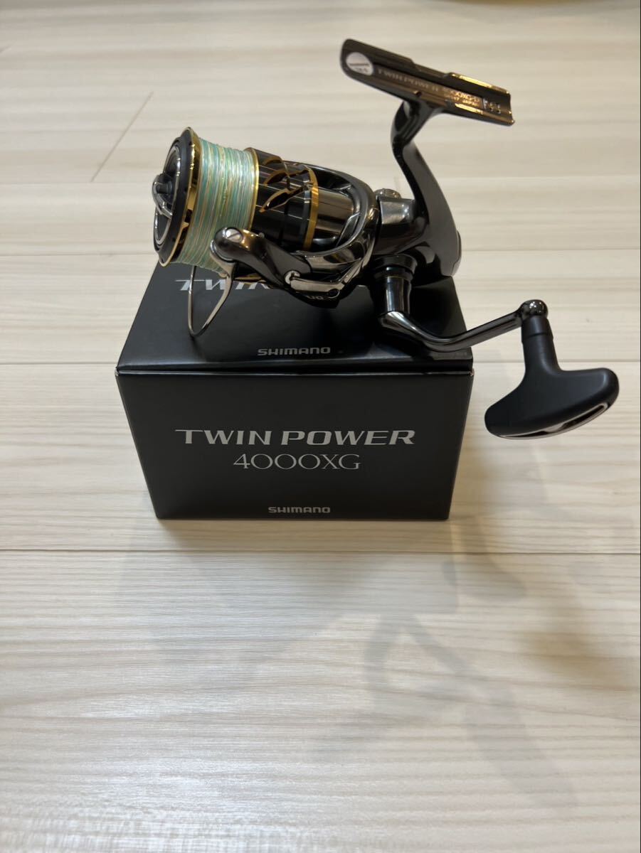 【極美品】SHIMANO 20 ツインパワー 4000XG シマノ(SHIMANO) 20 ツインパワー 4000 041449｜アウトドア用品