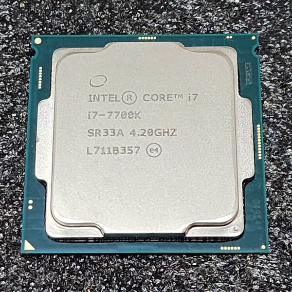 CPU Intel Core i7 7700K 4.2GHz 4コア8スレッド KabyLake PCパーツ インテル 動作確認済み