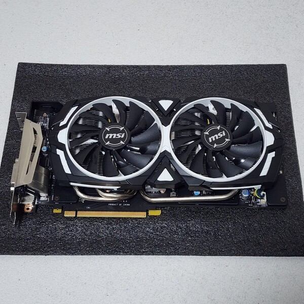 MSI GEFORCE GTX1070 ARMOR 8G OC GDDR5 8GB 動作確認済み PCパーツ グラフィックカード PCIExpress (1)