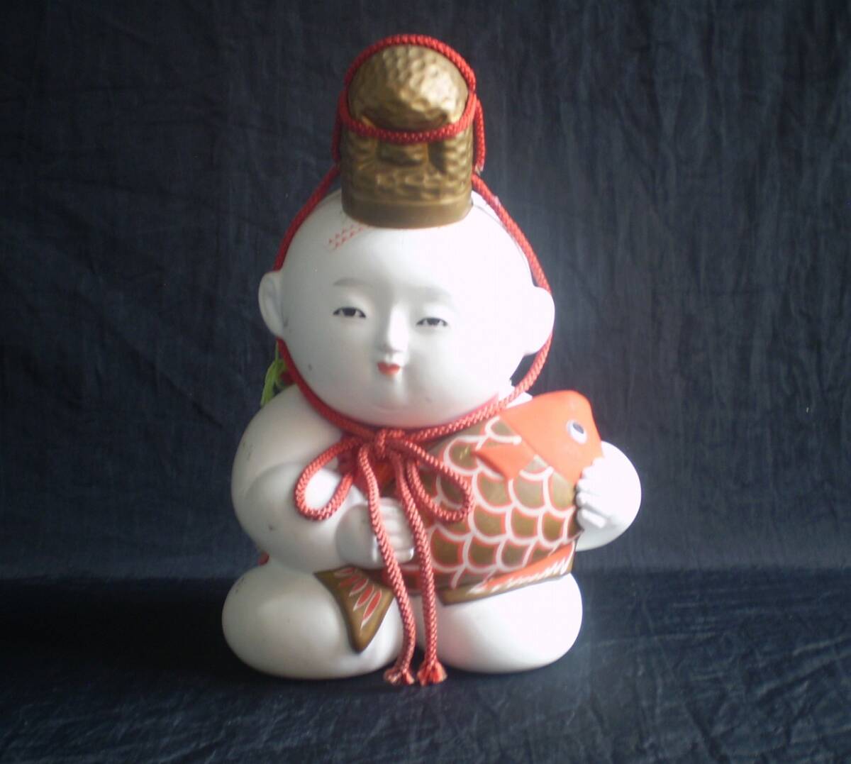 骨董　御所人形　共箱付　縁起物　大きめ　節句　時代物　アンティーク　古物　蔵出し 歌舞伎屋製 御所人形 横綱土俵入（共箱） | レトロ屋うめばち 骨董