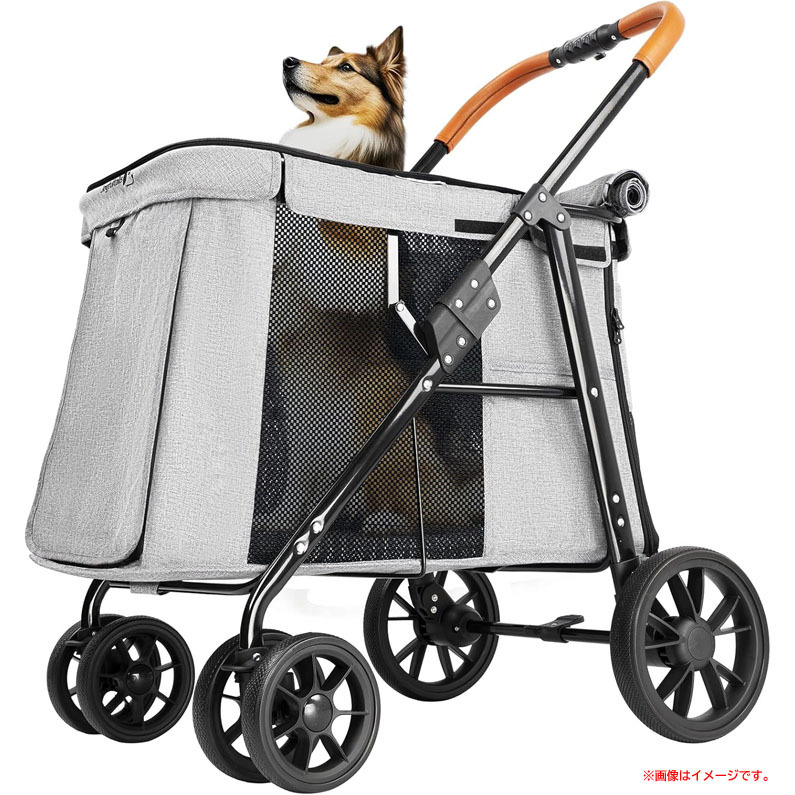 ペットカート  大きめ　グレー 折りたたみ式　中古美品 ペットカート 大きめ グレー 折りたたみ式 中古美品 楽天市場