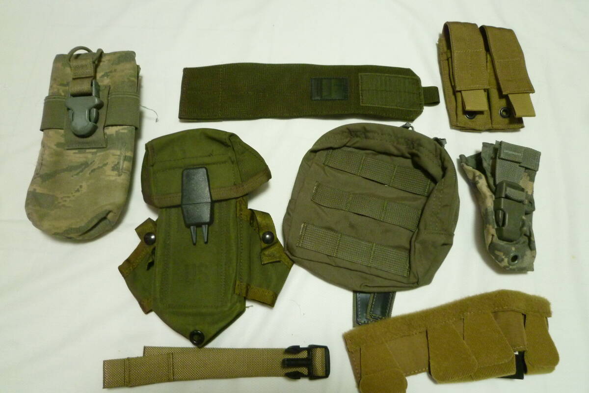 アメリカ海兵隊実物装備品セット USMC(米海兵隊) 最新 コヨーテ・ブラウン Shooter A Set, 18点