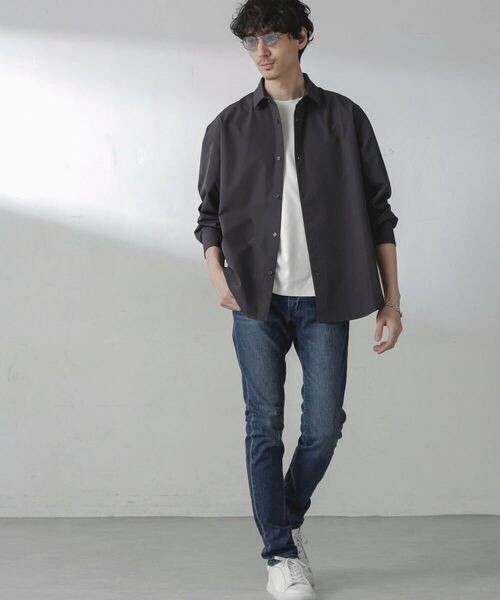 NANO universe ナノユニバース men's メンズ ボトムス ライクラスキニーデニム ズボン パンツ ストレッチ生地 size:M