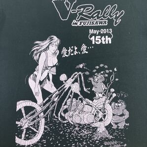 2013年5月 V-Rally in FUJISAWA May-2013 15th セクシーガール チョッパーバイク 愛だよ、愛… men's メンズ トップス 半袖 tシャツ