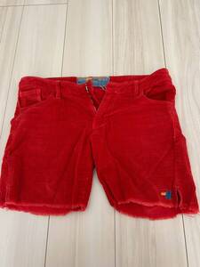送料無料 レディース 26 M Aviator Nation ショートパンツ ショーツ SHORTS Ronherman ロンハーマン red 赤 ワンオーナー 美品