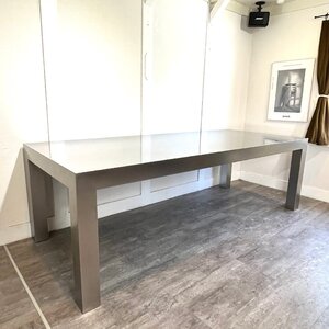 新品 未使用 美品 トーヨーキッチンスタイル/TOYO KITCHEN STYLE 銀嶺ステンレス ダイニングテーブル 定価約58万円 339567