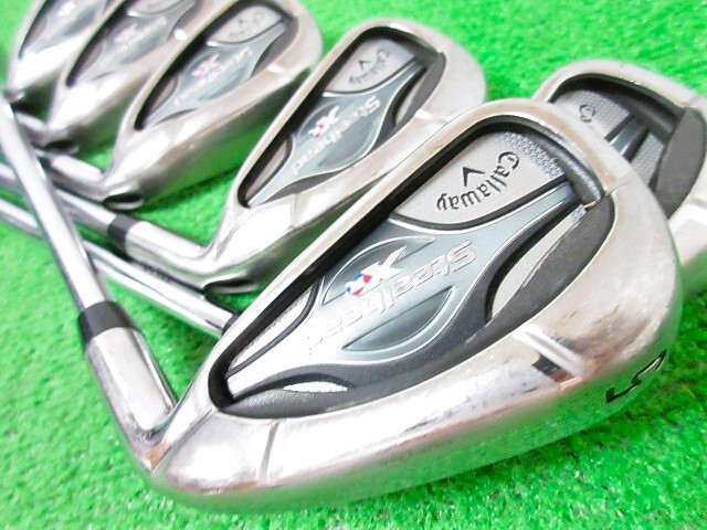 【ひろ男性用】Callaway XR アイアンセット 6本 キャロウェイ XR アイアン 6本セット [XR フレックス:R